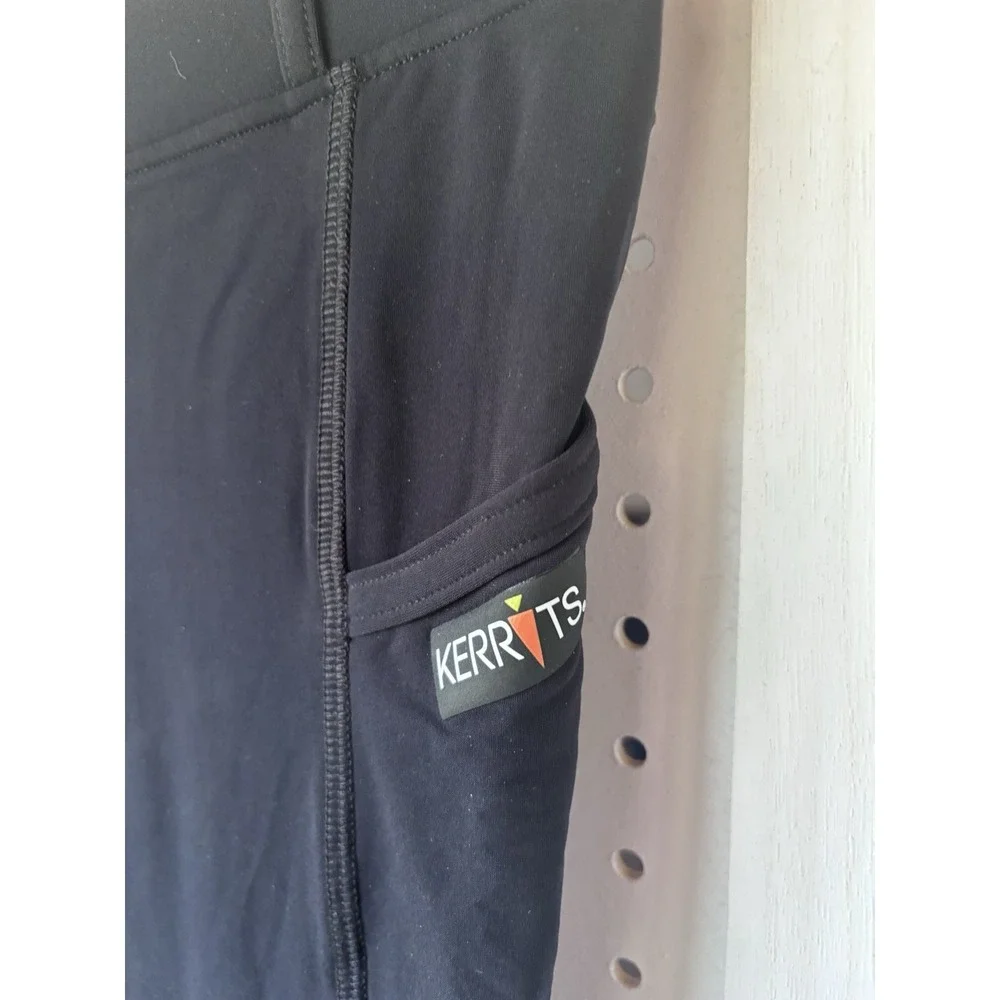 Kerrits Women's M Black Leg & Seat Grip Pull On Riding Equestrian Leggings - Picture 2 of 9